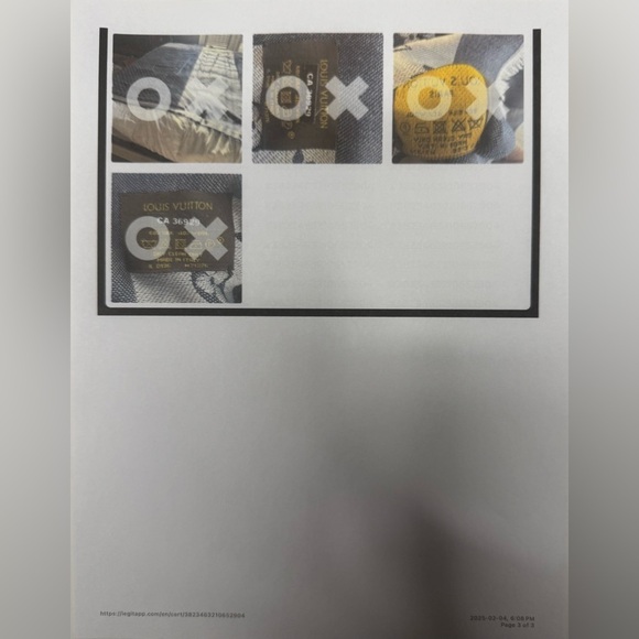 LOUIS VUITTON authentic silk/wool shawl NWOT - Picture 11 of 12